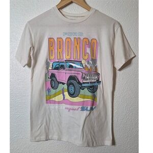 Ford Bronco Graphic Tee Pink Truck Retro Desert Western Y2K‎ XS